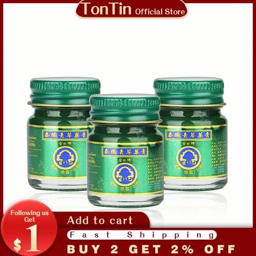 Thailand Tiger Balm Refresh Skin Care Herbal Cream Dizziness Headache Treatment Thai Pain Mosquito relieve itching