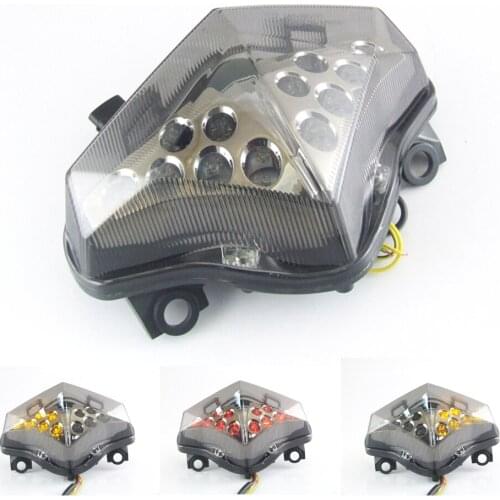 Led Motorcycle Rear Tail Light Brake Turn Signal Integrated For KAWASAKI EX650 2010-2011-2012