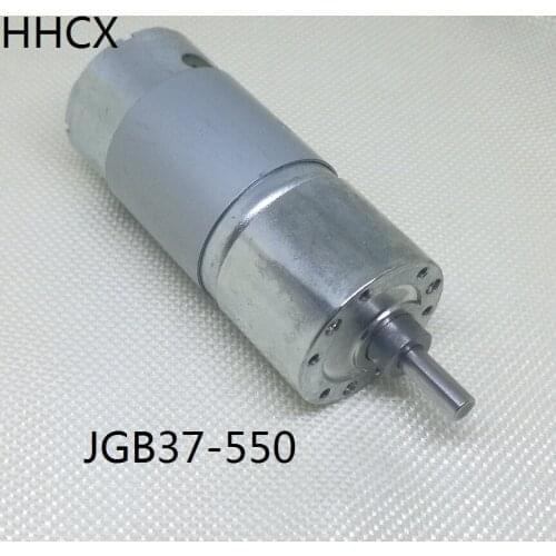 1PCS DC Gear motor 6VDC JGB37-550 Metal gear motor JGB37 550 Positive reversal