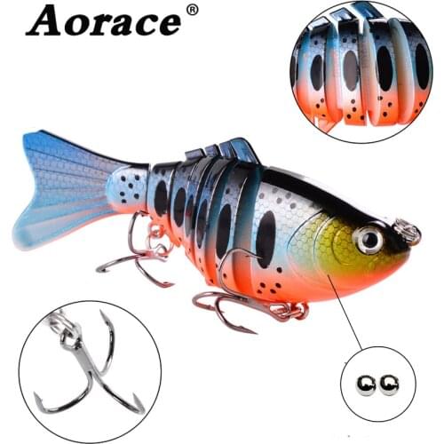 100mm 15.7g Multi Jointed section Fishing Lure Baits Trolling Swim Minnow Wobbler Hard Bait Artificial Crankbait Fishing tackle