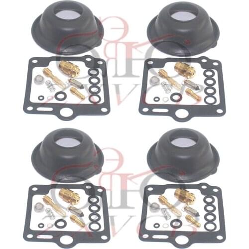 4 set for XJ900F 58L 1986-1990 XJ 900 XJ900 F 58 L Motorcycle Carburetor Repair Kit Plunger Diaphragm