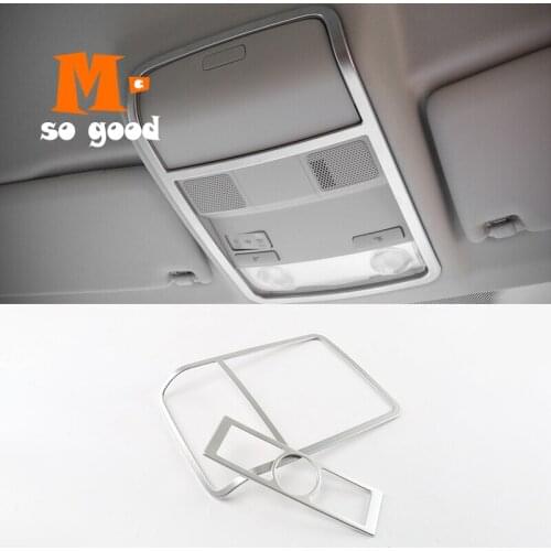 ABS Matte For Tiguan 2009 2010 2011 2012 2013 2014 2015 Car front and rear reading Lampshade cover trim auto accessories styling