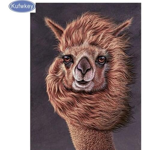 Alpaca diamond painting,Mosaic Rhinestone painting,mazayka,pattern,stickers,wall painting,Diamond Embroidery,Cross Stitch,kits