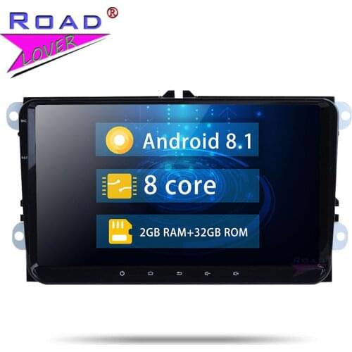 Car Radio Android 8.1 2 Din Octa Core Car GPS Navigation Autoradio For V W Polo EOS Passat Tiguan Golf Stereo Car Head Unit