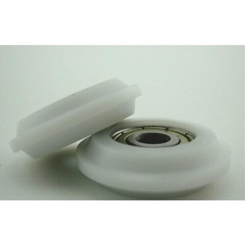 Free Shipping 625ZZ 5*25*7 mm pom plastic roller wheel Miniature Ball Bearings NYLON pulley