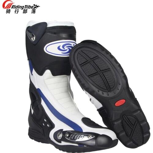 Motorcycles boot Protective Gears boots Mircrofiber Leather leather motorcycle boots For Motorcycle Racing Motorbike shoes boot