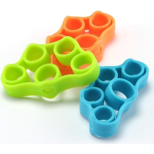 Finger Resistance Bands Hand Gripper Silicone Finger Expander Trainer Fitness Exerciser Resistance Fitness Bands