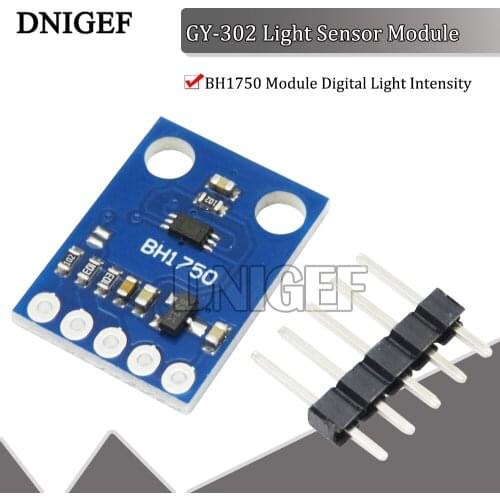 DNIGEF 1 PCS GY-302 BH1750 Light Intensity Illumination Module 3V-5V Light Sensor Module For Arduino Automation Module