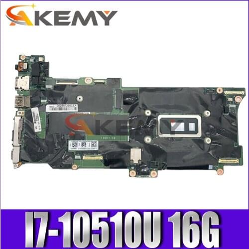 GX490 NM-C661 For Lenovo X1C X1 Carbon 8th Gen X1 Yoga 5th Gen laptop motherboard With CPU I7-10510U RAM 16G FRU 5B20Z25550