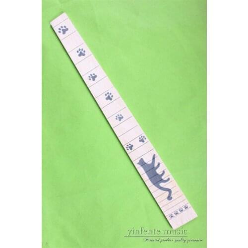 Maple Electric Guitar Fretboard 24 fret 25.5 in Maple wood Cat Inlay #77