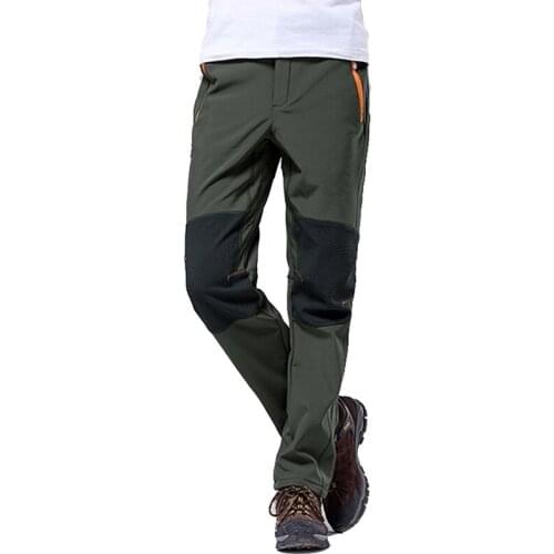 Lofty Stone 4xl Mens Winter Pants Outdoor Sports Softshell Fleece Trousers Hiking Camping Trekking Ski Waterproof Pants