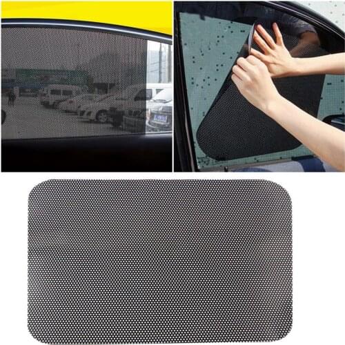Car Static Sunshade Stickers Large Car Static Mesh Point Sunscreen Stickers 1 Pair