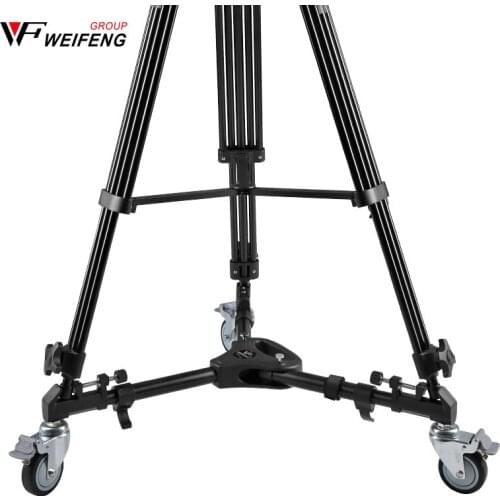 Tripod Legs Weifeng WT-700 Three Pedestal Pulley Roller Tripod Legs Camera Photography Casters Tripod Legs wheel slide