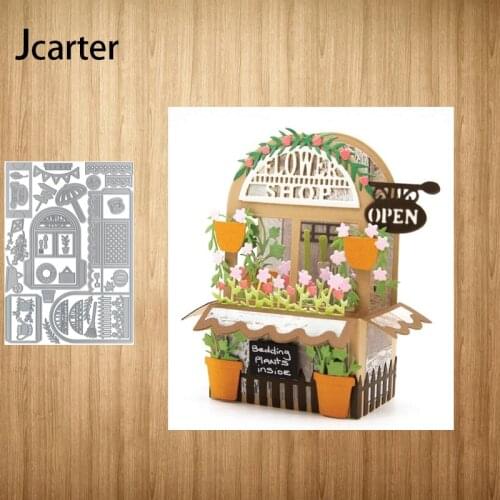 Diy Shop Car Sandy Beach Flowers Metal Cutting Dies Craft Handmade Knife Mould Blade Punch Stencils Dies Cut Scrapbooking Model