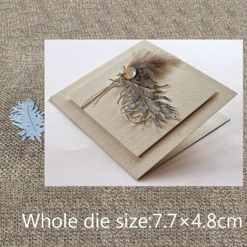 New Design Craft Metal Cutting Die cut dies feather decoration scrapbooking Album Paper Card Craft Embossing die cuts