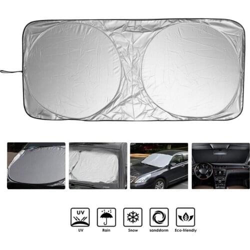 Universal Front Rear Car Window Sunshade Sun Shade Visor Windshield Cover UV Protection Shield Auto Car SunShade Anti Snow Ice