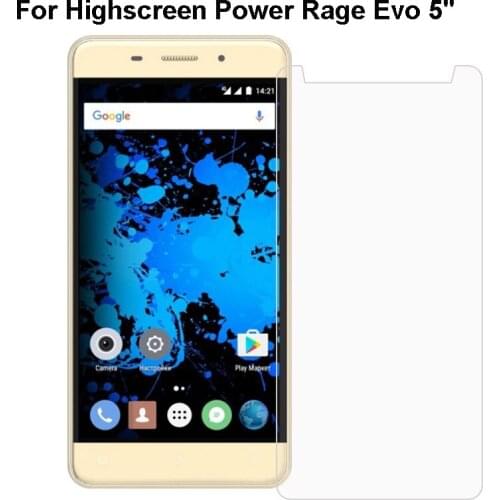 Highscreen Power Rage Evo protective Tempered Glass Screen Protector film 9H 2.5D Protective Film for Highscreen Power Rage Evo