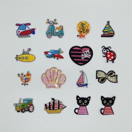 High quality Iron Patch Badge Hot Stickers DIY Embroidery Sewing Sequin Womens Clothing Applique Exquisite Patch Accessories