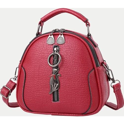 2021 Fashion Small Women Handbags PU Leather Shoulder Bag Female Cute Mini Crossbody Purse Messenger Bag Pack