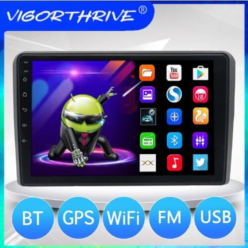 Car Radio 2 Din Touch Screen 9 Inch Android 1G+16G GPS WIFI Bluetooth 5.0 MP5 Player Multimedia Stereo For Audi A3 A4 2002-2012