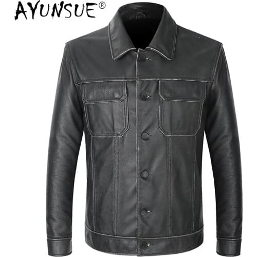 Мужские джинсовые куртки AYUNSUE China At AliExpress