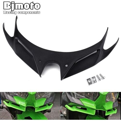 BJMOTO For Kawasaki Ninja 250 2018-2020 Ninja400 Motorcycle Front Fairing Aerodynamic Winglets Cover Protection Guards