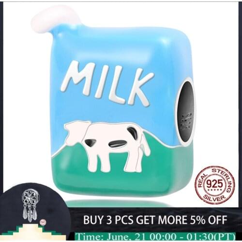 HOT 100% 925 Sterling Silver Stylish Cube Milk Beads Charms Fit Original Pandora Bracelets Bangle Diy Making Women Jewelry Gift