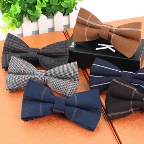 New Fashion Cotton Elegant Gentleman Bow Ties Butterfly Wedding Party Bow Ties Butterfly Gravata Gorgeous Tie for Man Gifts