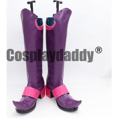 Little Witch Academia Lotte Yanson Halloween Witch Cosplay Shoes Boots X002