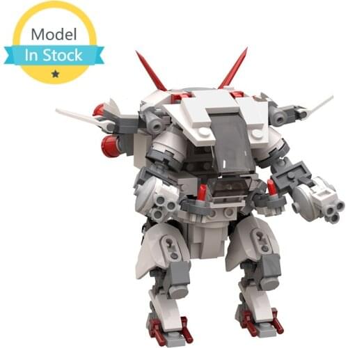 MOC Cute Shape Rabbit Model Building Blocks D.va Game Animal World Creative Bricks Hobbies Education DIY for Children Toys Gift