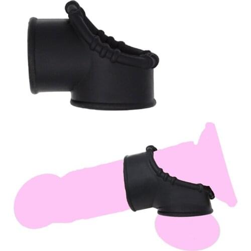 Male Penis Ring Ball Stretcher Scrotum Cock Ring Lock Sperm Cockring Testis Restraint Penis Erection Sex Toys for Men Time Delay