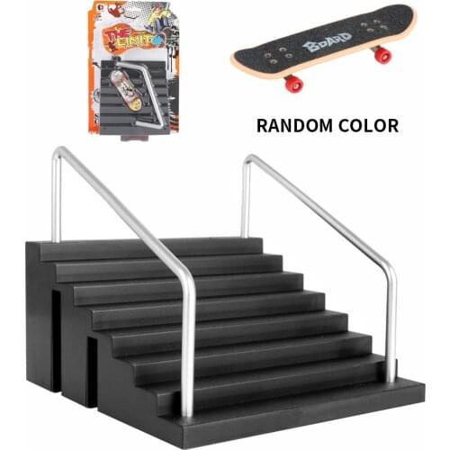 Color Random Fingerboard Set Mini Skateboard Deck Kit Fingerboard Starter Kit Adults Kids Toy, 1810-10B