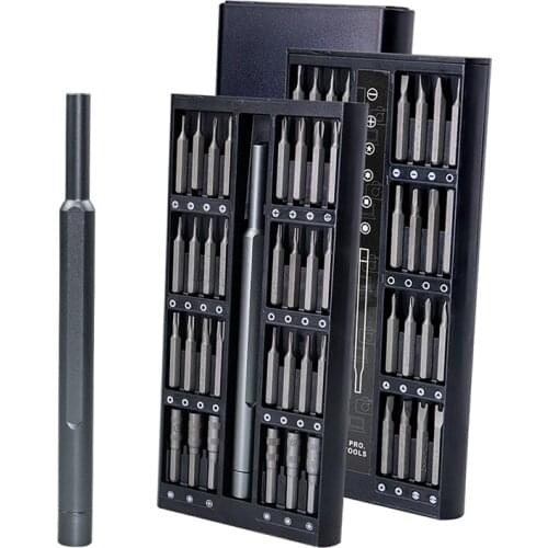 Yalku Screwdriver Set 63/25 In 1 Magnetic Screw Driver Bit Precision Phillips Torx Hex Screwdriver Bits Repair Phone PC Tools