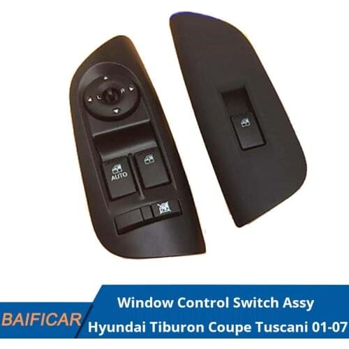 Baificar Brand New Genuine Window Control Switch Assy Black Color For Hyundai Tiburon Coupe Tuscani 2001-2007