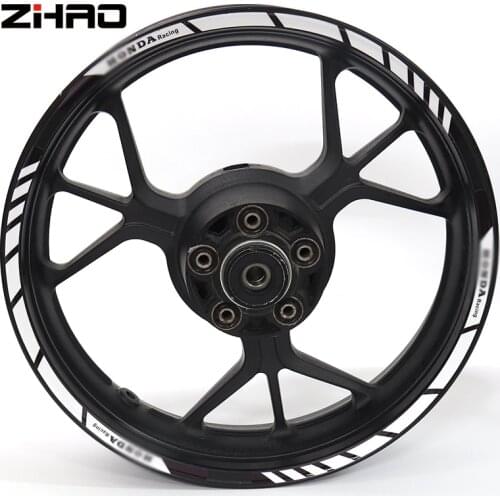 New high quality Fit Motorcycle Wheel Sticker stripe Reflective Rim For Honda VT750 phantom/shadow Fury/VTX1300CX VTR 250 CB750