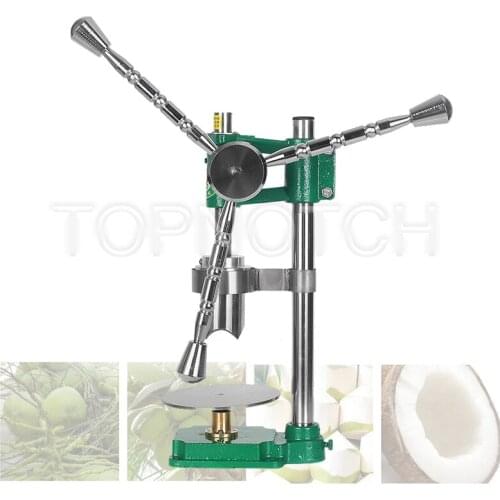 One Machine For Dual Use Coconut Opener Lid Machine Stainless Steel Capping Cover Cutter