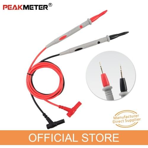 PEAKMETER Double layer Silicone 1000V 20A Universal Digital multimeter clamp meter gold-plated Test Lead Probe spare parts