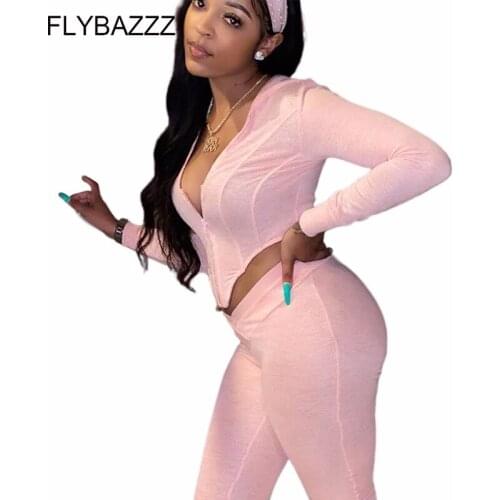 Casual Hooded Sporty Long Sleeve Matching Yoga Sets Women Workout Bodycon 2 Piece Outfits Top+Ruched Pants Fitness Sports Suits