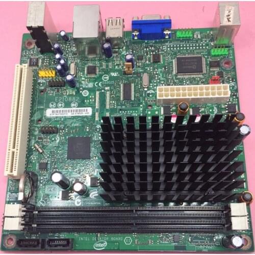 Applies to For Intel D510MO for Atom D510 D410PT D410CP D410PT/PTL mini-ITX 17*17 HTPC POS NAS Industrial Control Motherboard