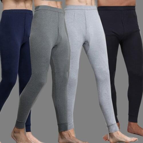 Sale Men Thermo Underwear Warm Pajamas Cotton Men Thermal Underwear Winter Autumn Warm Mens Long Johns Breathable Thermal Tights
