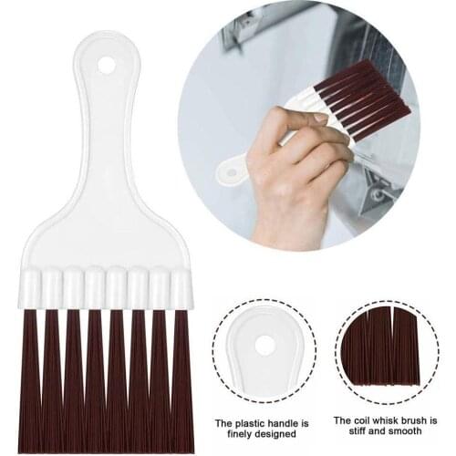 Air Conditioner Fin Cleaning Brush Straightener Comb Condenser Radiator Tool Fin Repair Tool Coil Universal Folding Brush