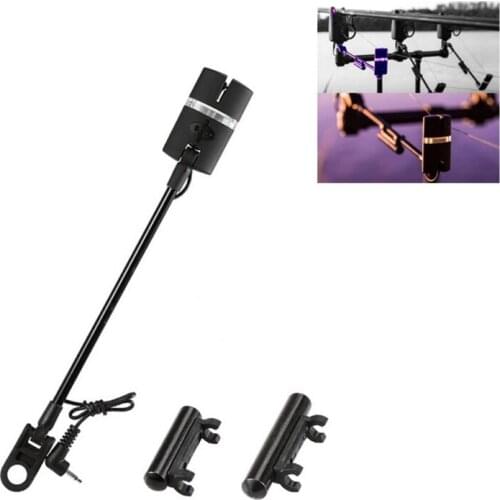 Carp Fishing Alarm Swingers Fish Bite Alarm 7 Color LED Illuminated Bite Indicators Carp Swinger Hanger Fishing Tackle Pesca