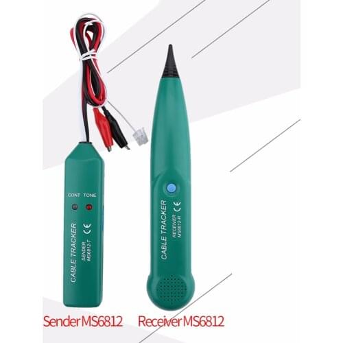 Network Cable Tester MS6812 Telephone Wire Track LAN Network Cable Tester for UTP STP Cat5 Cat6 RJ45 RJ11 Line Finding Testing