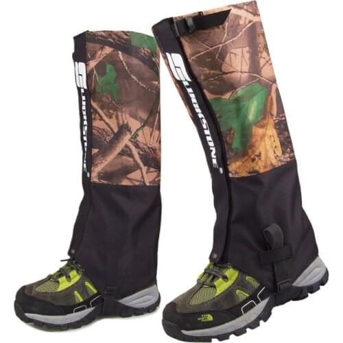 Outdoor Waterproof Leg Gaiters Snow Boot Gaiters Insectproof Adjustable Hiking Gaiters for Hunting Ice Climbing Skiing Walking