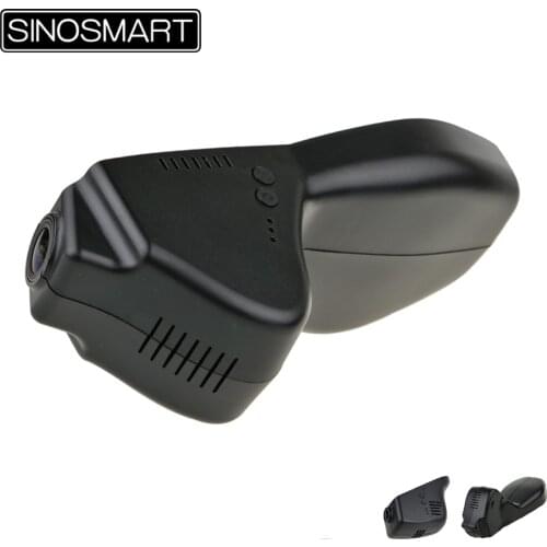 SINOSMART Novatek 96672 Wifi DVR Camera for Infiniti QX50 2015/Q50/Q50L/QX70 2013 Control by Mobile Phone App Black SONY IMX323