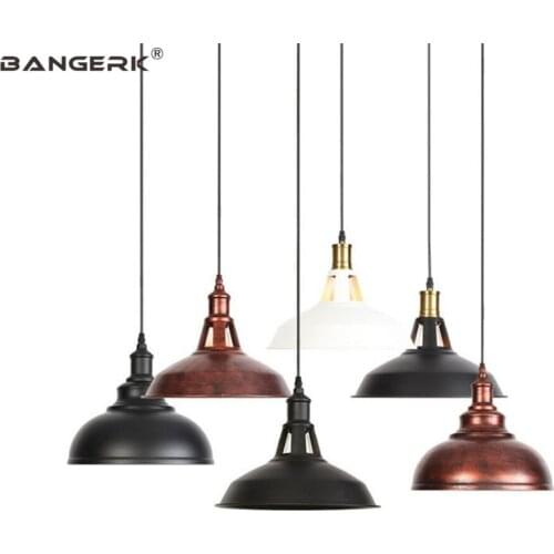 Vintage Industrial Wind LED Pendant Lamp Loft Style Edison Lamps Iron Hanging Light Fixtures Dinning Room Decor Home Lighting