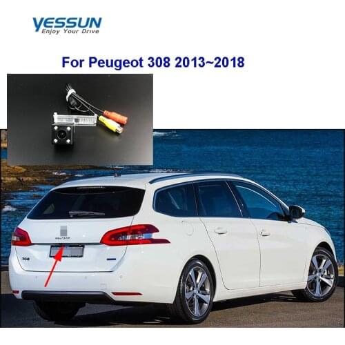 Yessun rear Camera For Peugeot 301 308 405 508 C4 C5 3008 307 Hatchback Citroen E-Elysee C-Quatre mount for rear view camera