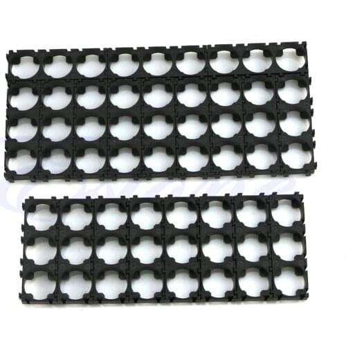 1 Set 10pcs Electric Car Bike Toy Battery 18650 Spacer Radiating Holder Bracket Black Dropshipping