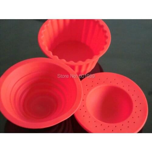 2Sets High Silicone Giant Cupcake Mold,3 PCS Big Top Cupcake Silicone Mould Heat Resistant Bake tools Baking Maker