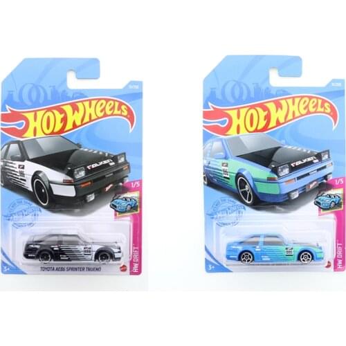 2021-31 TOYOTA AE86 SPRINTER TRUENO Original Hot Wheels Mini Alloy Coupe 1/64 Metal Diecast Model Car Kids Toys Gift